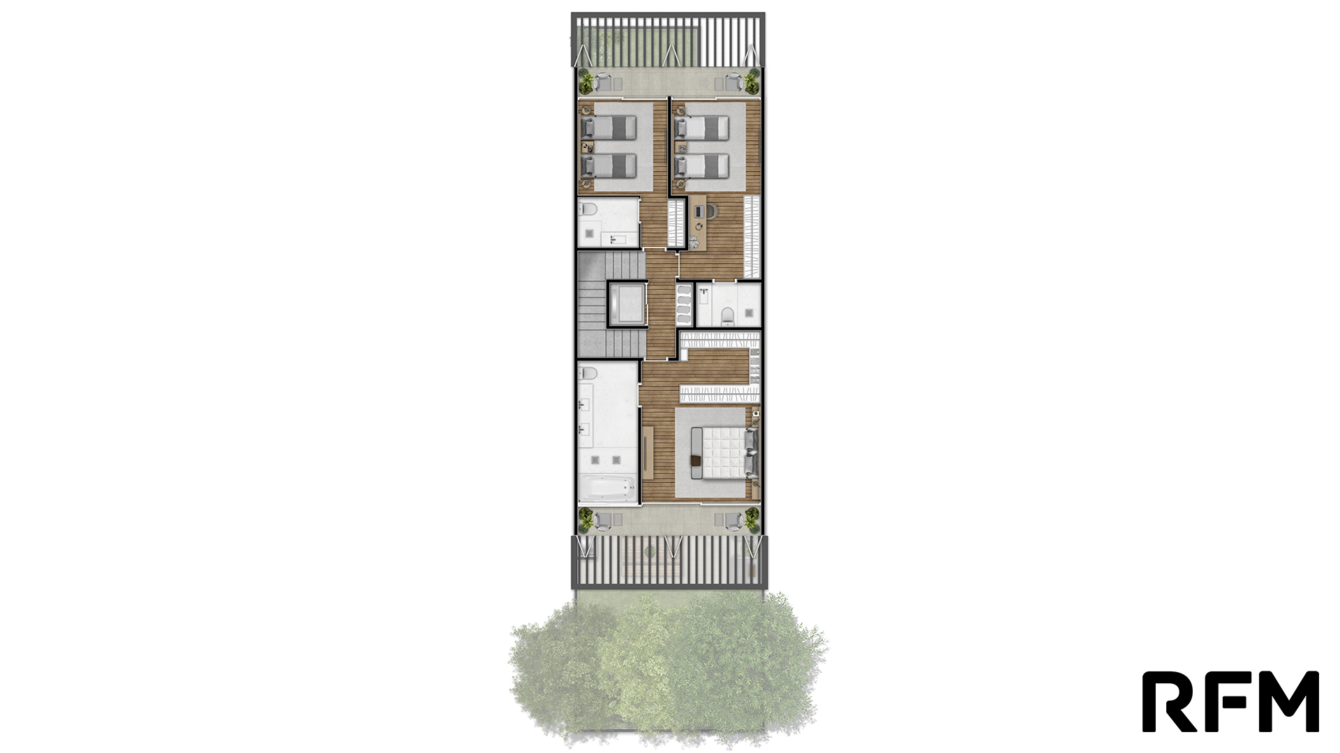 Planta do Pavimento superior — Milano II