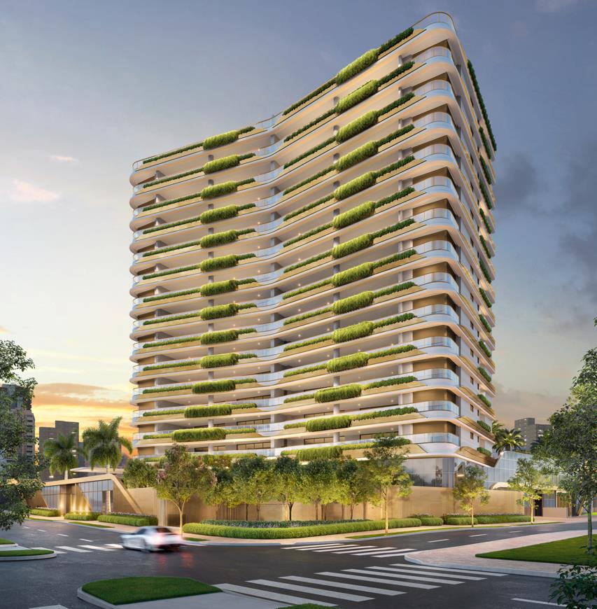 Perspectiva ilustrada da Torre 1 — Saffire by Elie Saab, Ibirapuera