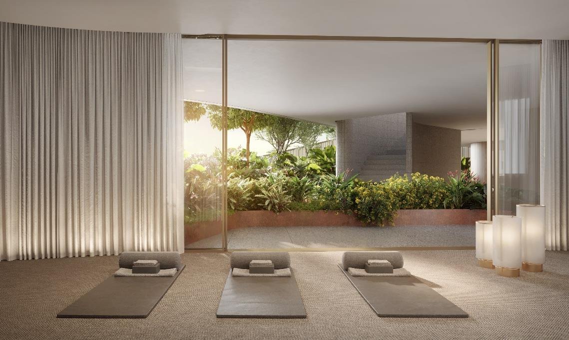 Sala de yoga — 280 Art Boulevard, São Paulo