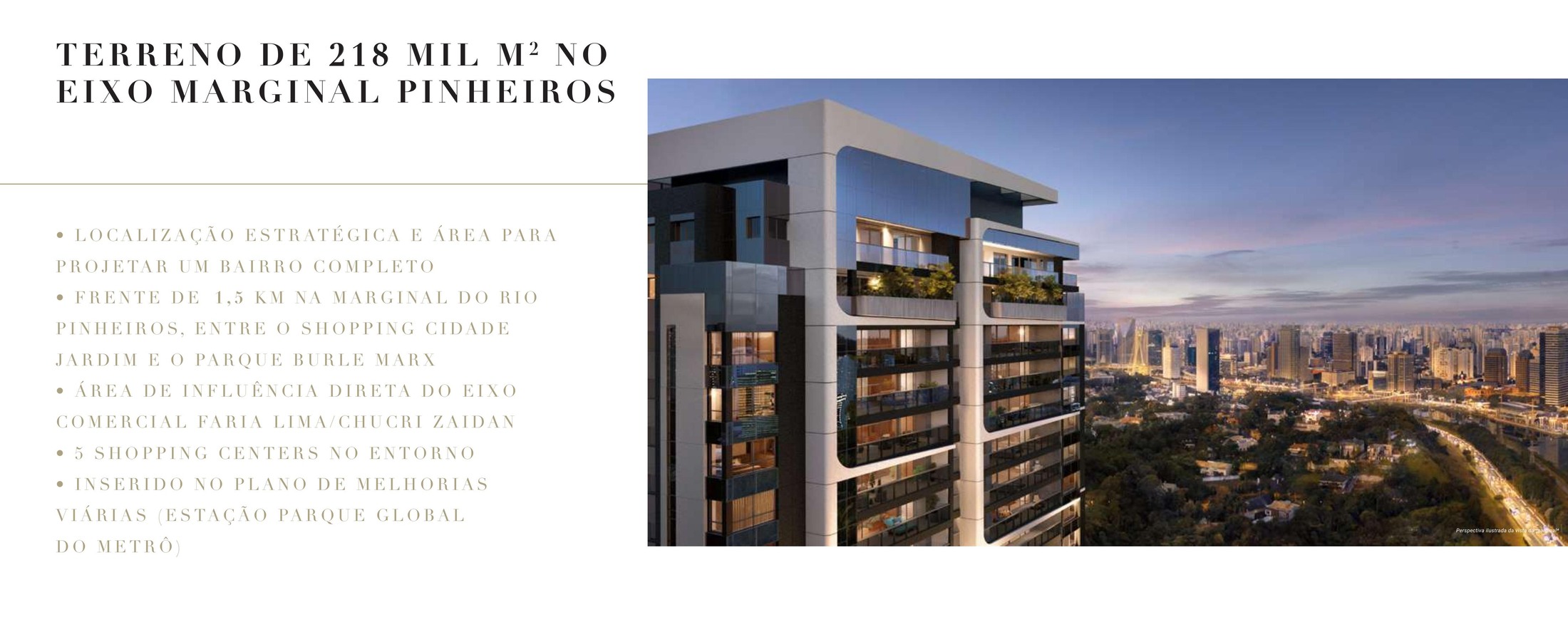 Parque Global no eixo da Marginal Pinheiros