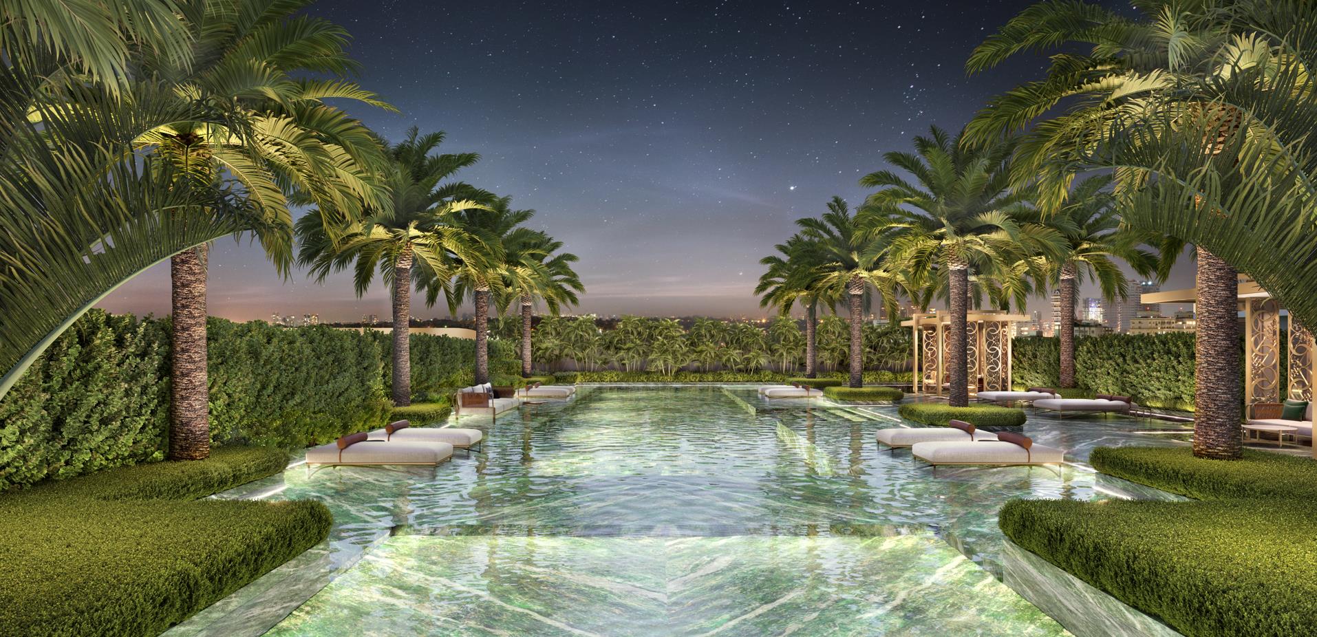 Piscina com raia de 25 x 6 m — Saffire by Elie Saab, Ibirapuera