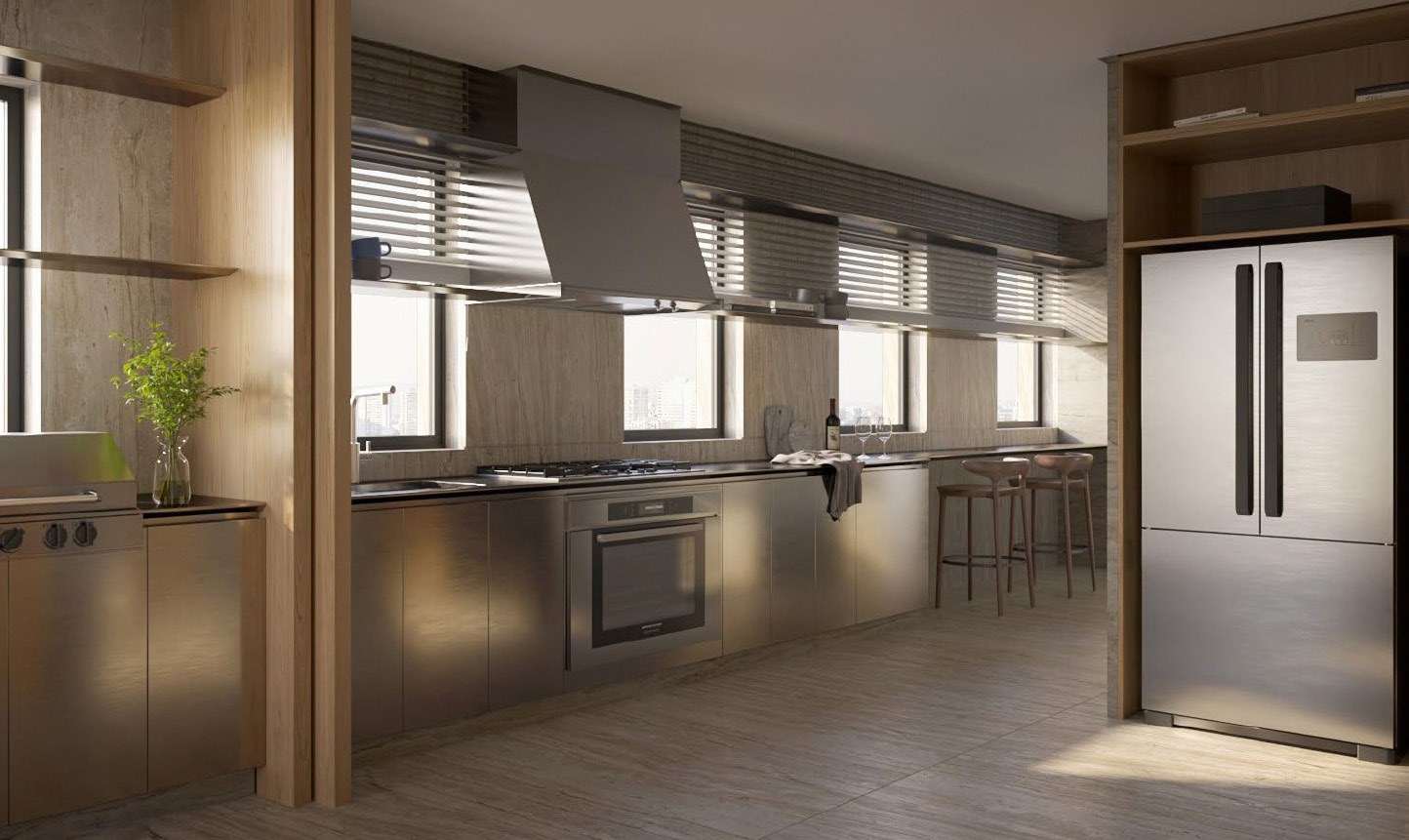 Cozinha — planta Jardins — RFM Jardins, Jardim América, São Paulo